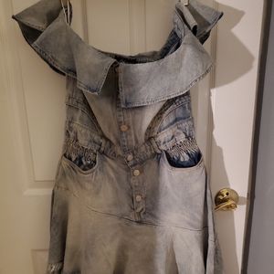 Denim dress